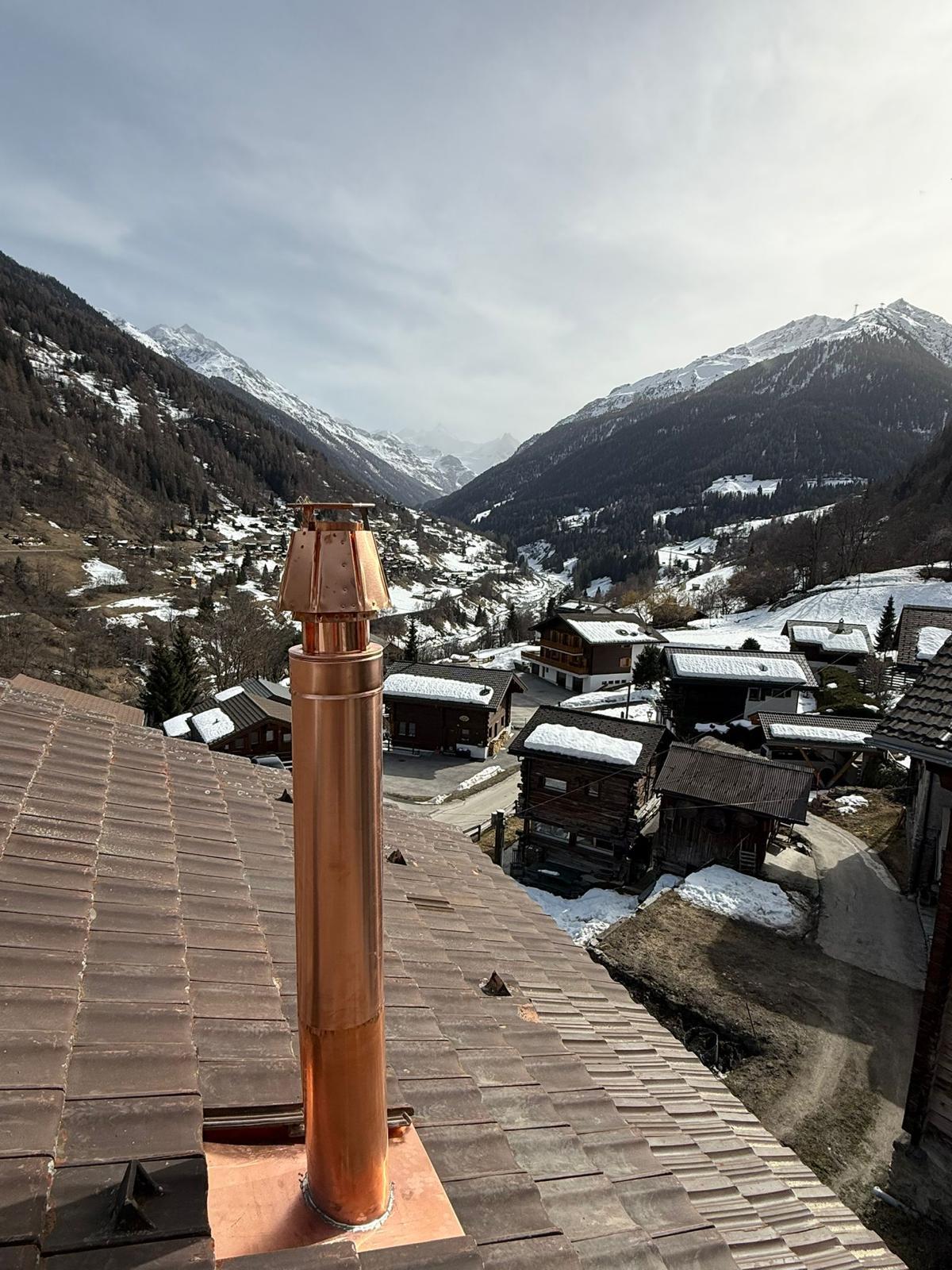 Réalisation - Nouveau canal de cheminée