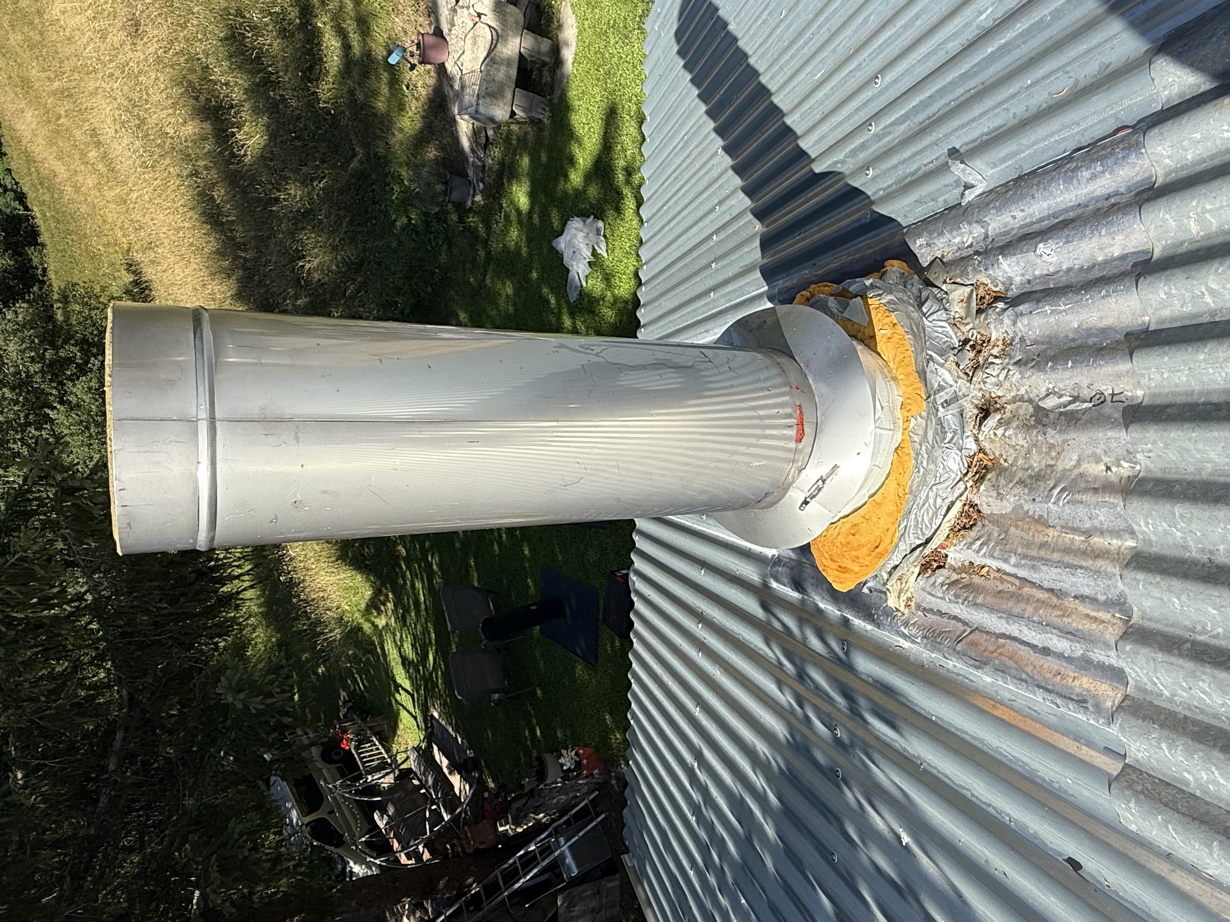 Réfection du canal de cheminée - Avant Travaux